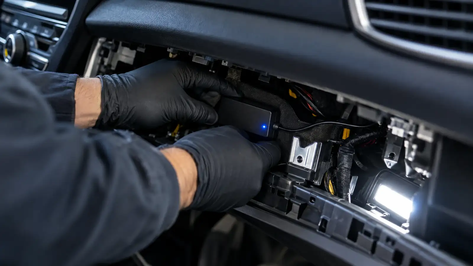 GPS tracking installation