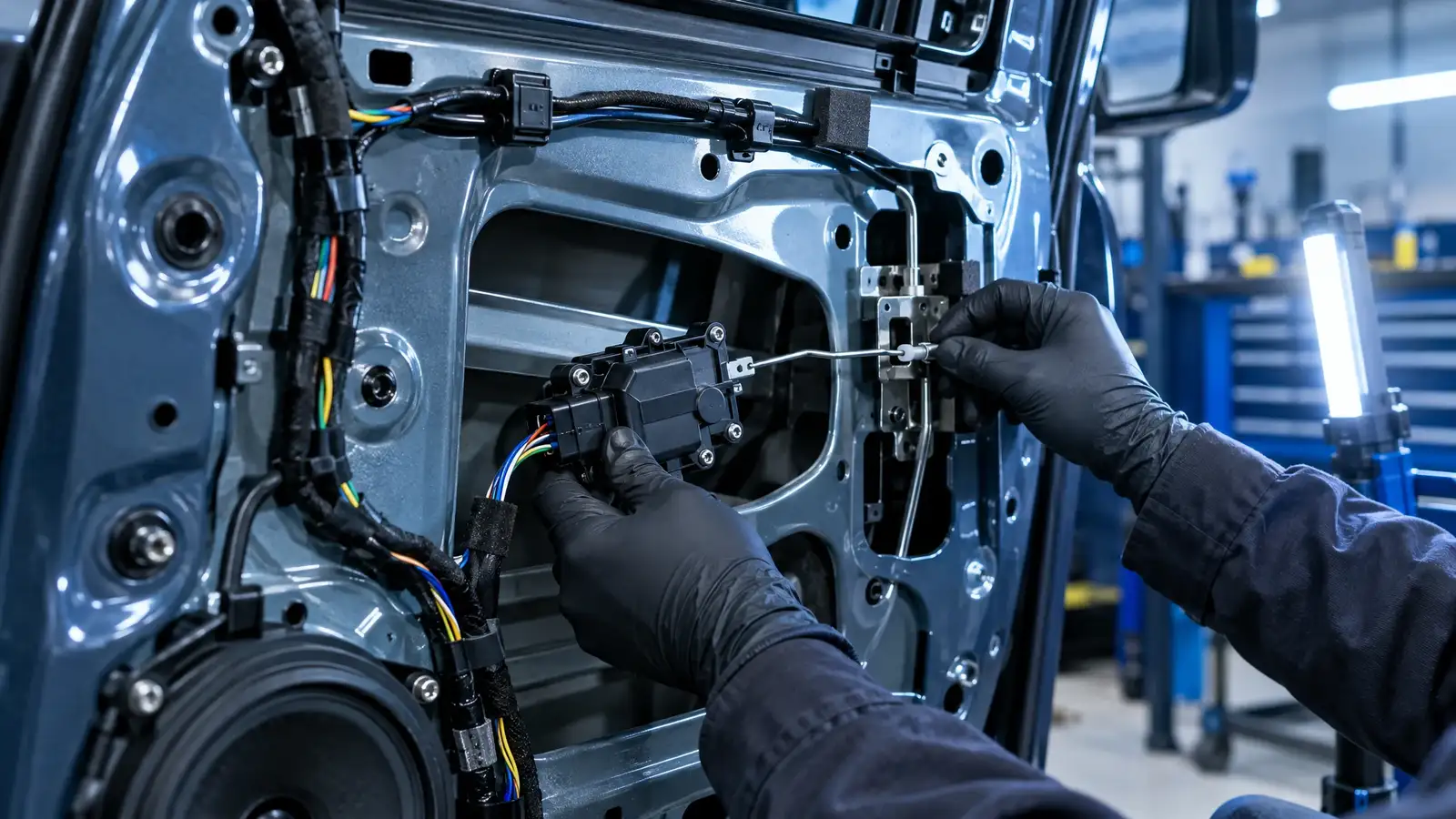 Power Door Lock Actuator Installation